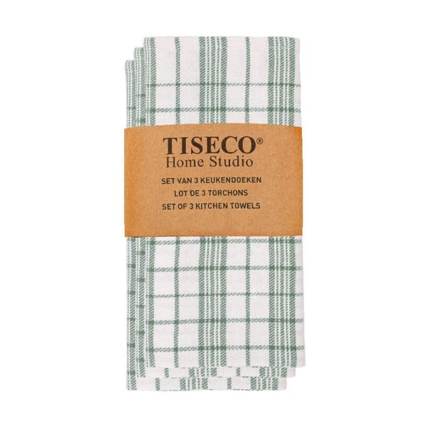 Puuvillased rätikud 3 tk 70x50 cm komplektis - Tiseco Home Studio