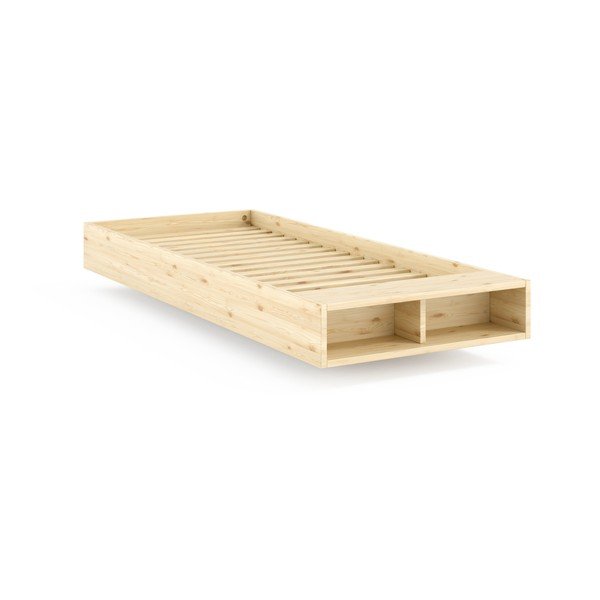 Männipuidust üheinimesevoodi koos voodipõhjaga, ilma peatsita 90x200 cm Merge - Karup