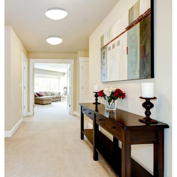 Valge laevalgusti klaasist lambivarjundiga ø 17,5 cm Nina - Candellux Lighting-image-1