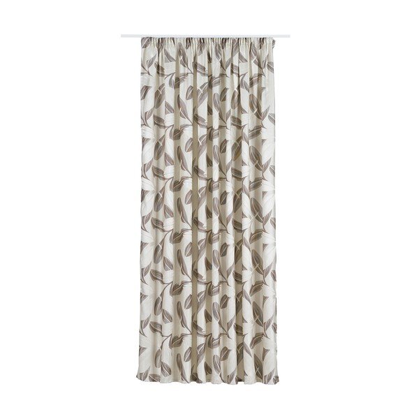 Pruun-kreemjas kardin 210x245 cm Nydia - Mendola Fabrics-image-2