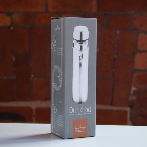 Červená vakuová termoska z nerezové oceli Pioneer Vacuum, 200 ml-image-2