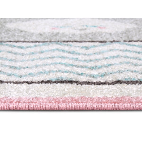 Roosa-valge laste vaip 120x170 cm Bouncy - Hanse Home-image-2