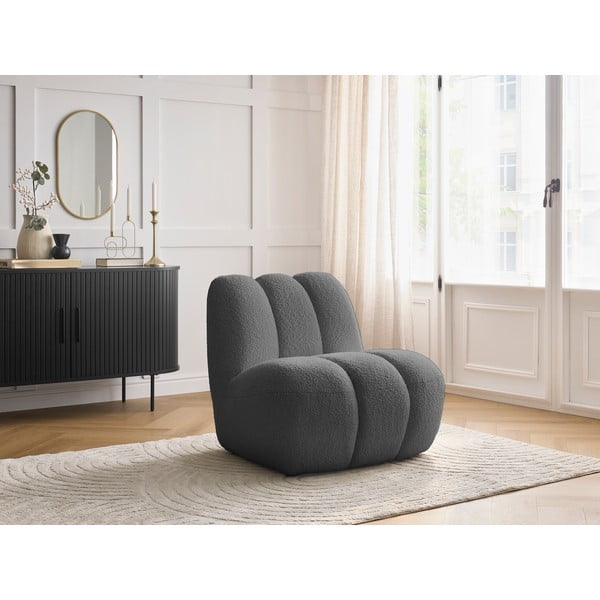 Tumehallist bouclé kangast tugitool Janissaire - Bobochic Paris-image-1