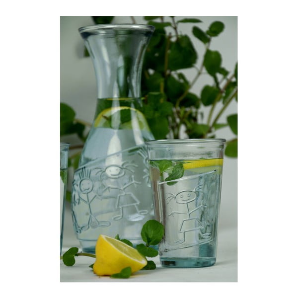 Selge taaskasutatud klaasist purk Holka - Ego Dekor-image-1