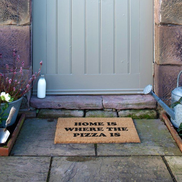 Kookoskiududest matt  40x60cm Home Is Where the Pizza Is - Artsy Doormats-image-4