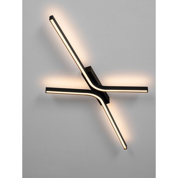 Matt must alumiiniumist LED-laevalgusti, hämardatav, 50x100 cm Akro - Nova Luce-image-1