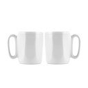 Valged kivikeraamikast espressotassid 2tk komplektis 80 ml Fuori - Vialli Design