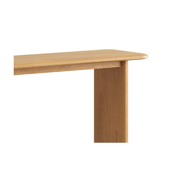 Konsoollaud naturaalses värvitoonis tammepuidust 40x120 cm Charlotte - Micadoni-image-3