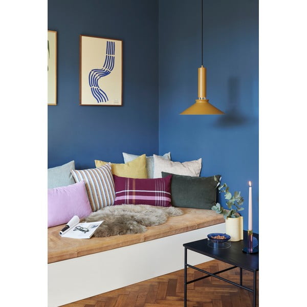 Punane puuvillane padi Sarah, 60 x 40 cm - Hübsch-image-3