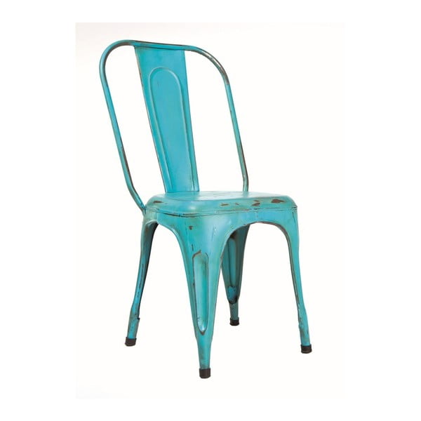 Sada 4 modrých jídelních židlí 13Casa Industry