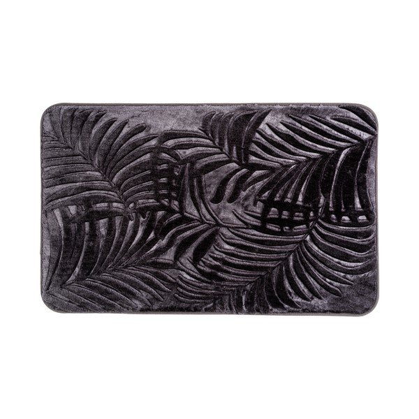 Tumehall vahtpolsterdusega vannimatt 50x80 cm Leaves - Wenko-image-1