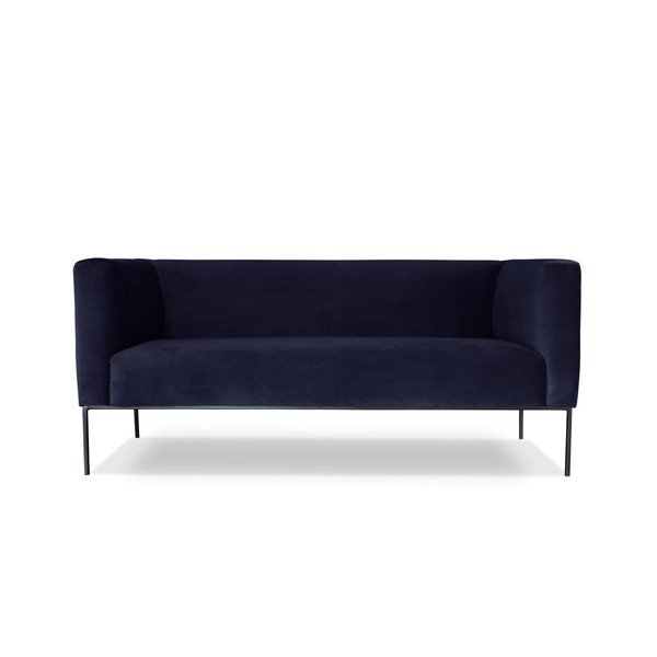 Sytě modrá dvojmístná pohovka Windsor & Co. Sofas Neptune