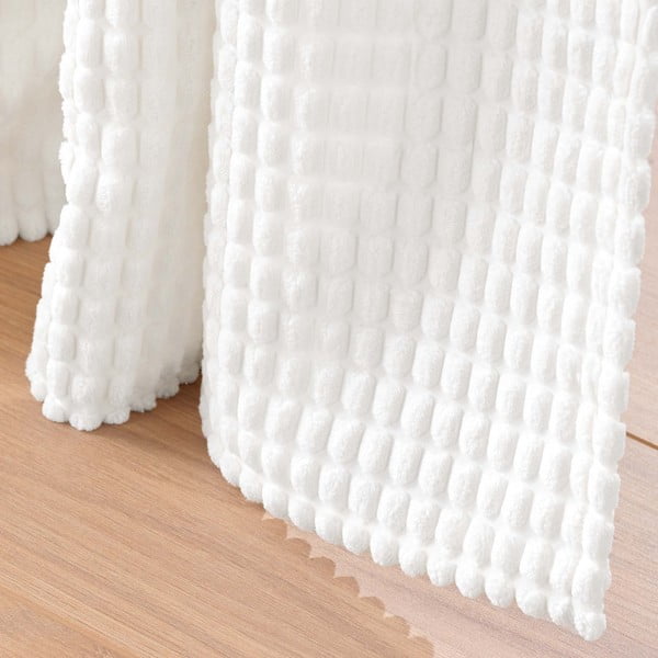 Valge sametist kardin 140x260 cm Swing - douceur d'intérieur-image-4