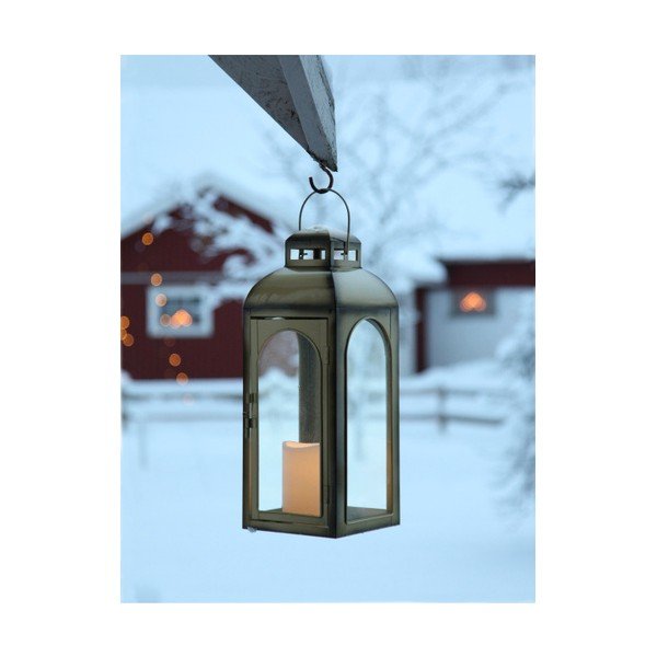 LED lucerna v bronzové barvě vhodná do exteriéru Best Season Miriam, výška 43 cm-image-3