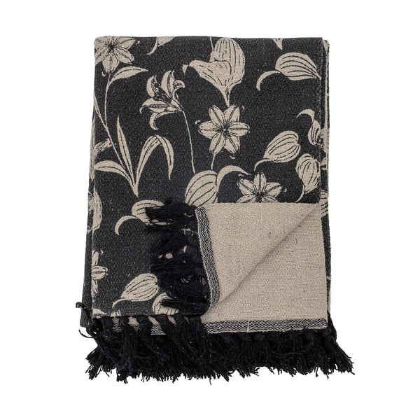 Taaskasutatud puuvillane tekk 130x160 cm Mali - Bloomingville-image-3