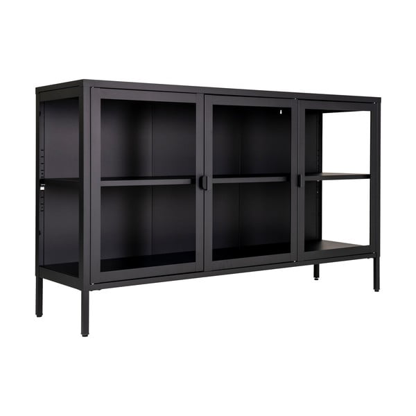 Must metallist vitriinkapp 140x85 cm Brisbane - House Nordic-image-1