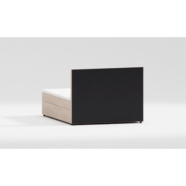 Valge-kreem polsterdatud kaheinimesevoodi koos panipaigaga 160x200 cm Flip - Ropez-image-4