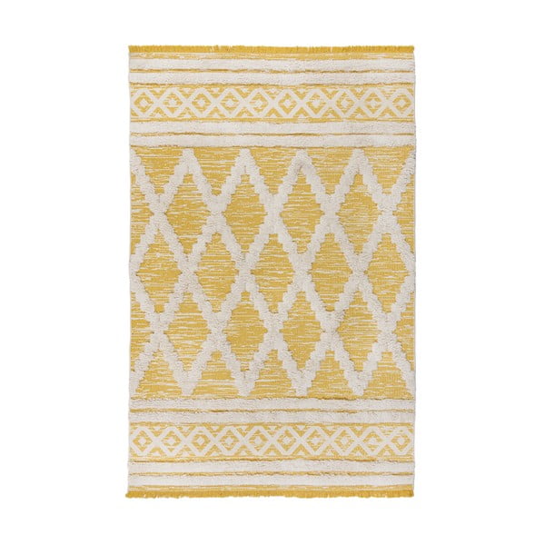 Kollane vaip 160x230 cm Moroc Larache - Flair Rugs