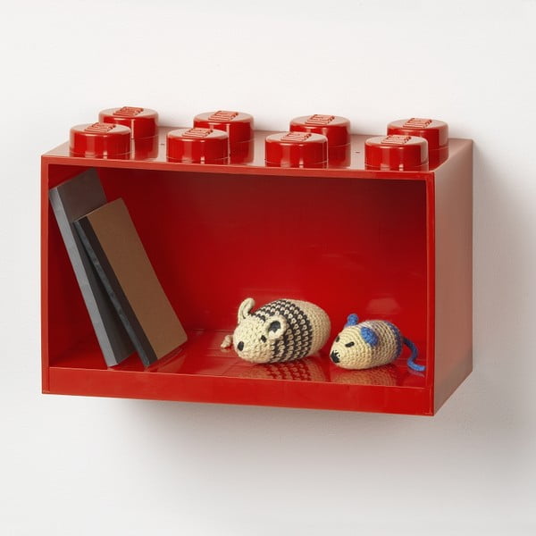 Laste punane seinariiul Brick 8 - LEGO®