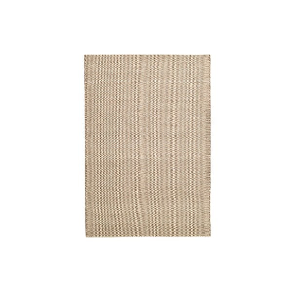 Ručně tkaný koberec Beige Waves Kilim, 152x223 cm