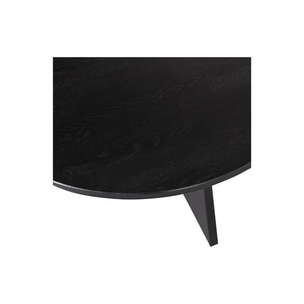 Must ümmargune diivanilaud ø 90 cm Fries - WOOOD-image-4