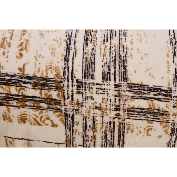 Must-kreem mikroplüüsist voodipesu üheinimesevoodile 140x200 cm Enrico - My House-image-2