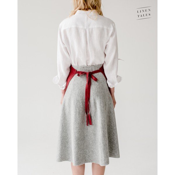Punane linane põll, 80 x 55 cm Daily Apron - Linen Tales-image-4