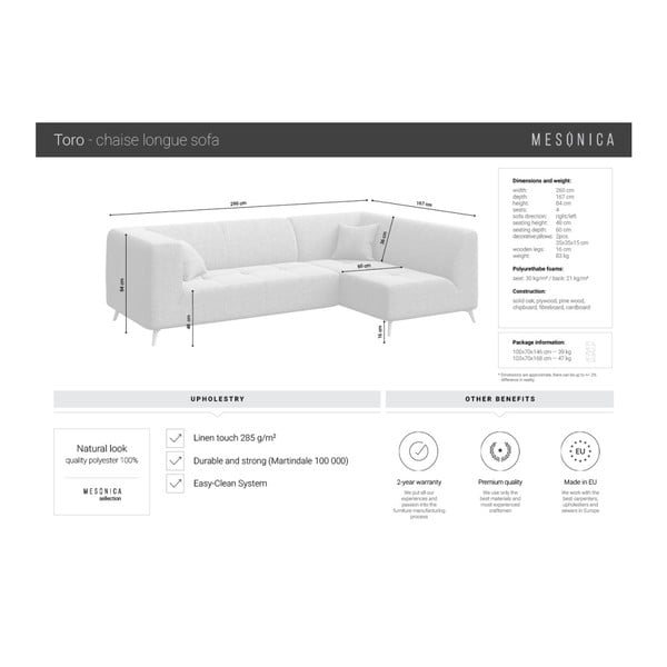 Roosa nurgas diivan , paremas nurgas Toro - MESONICA-image-4