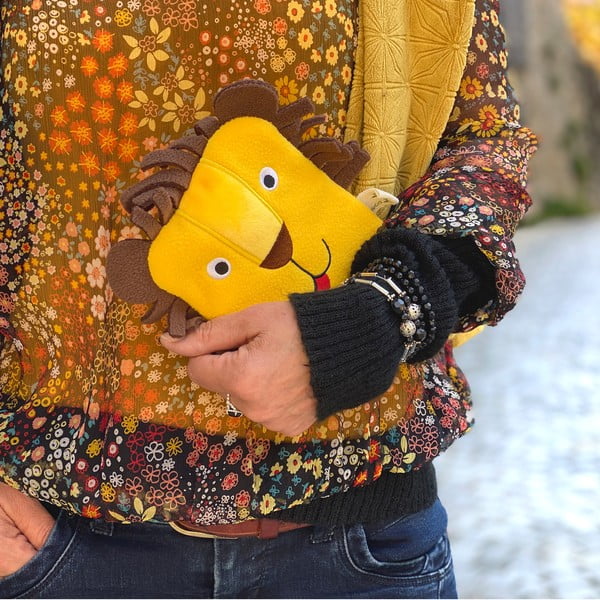 Kollane fliisist termofoor 200 ml Eco Junior Comfort - Hugo Frosch-image-1