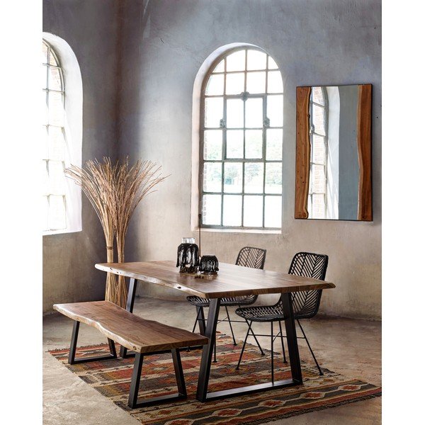 Naturaalses värvitoonis puidust pink Artur - Bizzotto-image-1