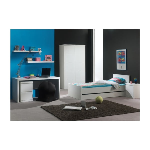 Valged laste riiulid 2tk komplektis Lara - Vipack-image-1