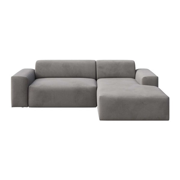 Hall velvetist panipaigaga nurgadiivanvoodi (parem nurk) Villet - Rodier