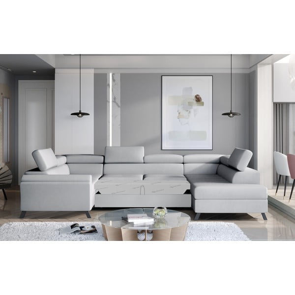 Helehall sametist lahtikäiv/sahtliga nurgadiivan (parem nurk/U-kujuline) Escada – ELTAP-image-2