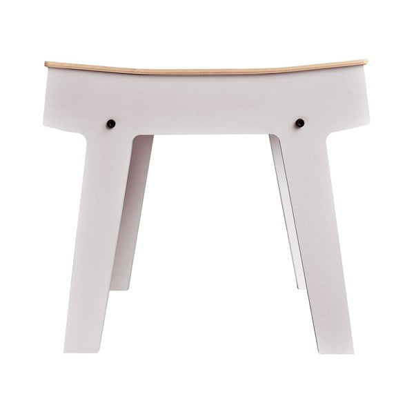 Bílá stolička/stolek s úložným prostorem rform Pi