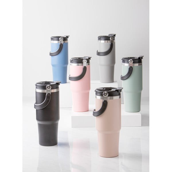 Sinine roostevabast terasest reisipudel 1 l Eco - Ladelle-image-1