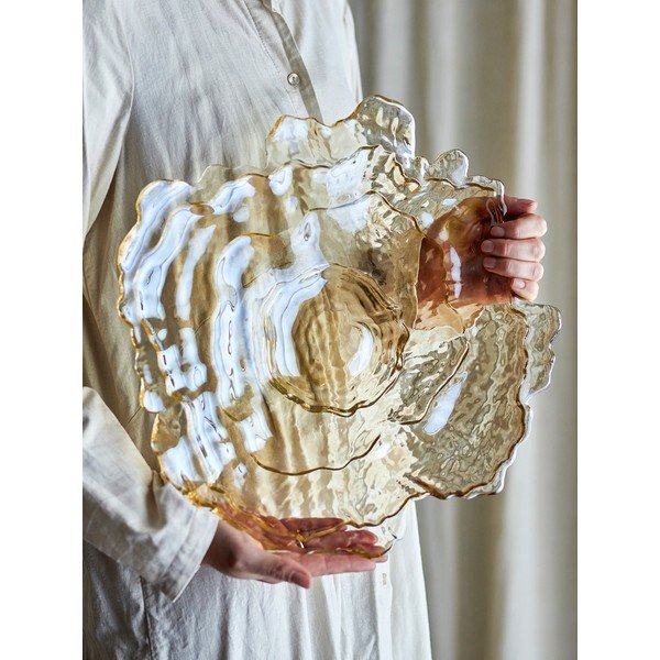 Beež klaasist kauss ø 38,5 cm Asimi - Bloomingville-image-3