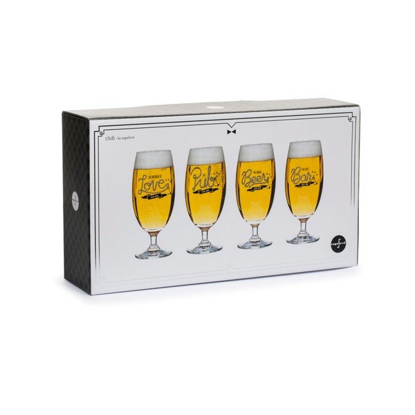 Sada 4 sklenic Sagaform Club Beer, 420 ml-image-2