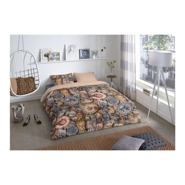 Bavlněné povlečení na dvoulůžko Good Morning Vase, 200 x 200 cm-image-1