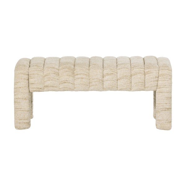 Beež polsterdatud pink buklee kangast Frex - WOOOD