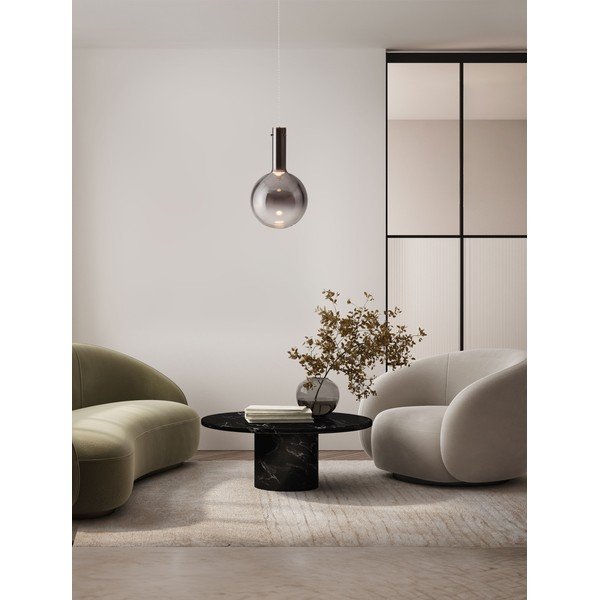 Hallist klaasist hämardatav LED-rippvalgusti ø 25 cm Nostos - Nova Luce-image-1