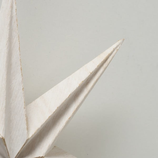 Valge jõulupaberist riputatav kaunistus tähe kujul , ø 20 cm Kassia - Boltze-image-2