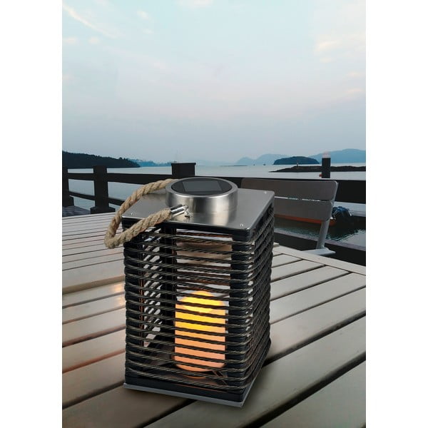 LED päikesepaneeliga välisvalgusti (kõrgus 28 cm) Santana - Trio-image-1