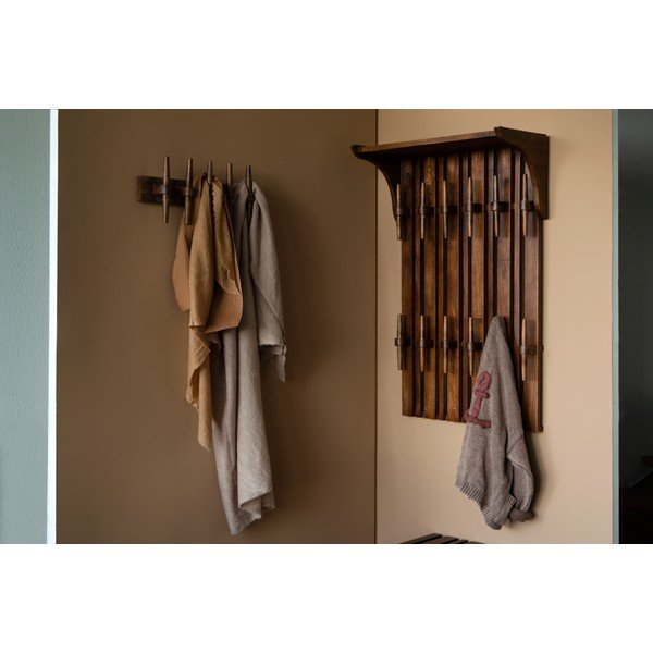 Pruun mangopuu täispuidust seinanagi 66x110x32 cm Jakub – Dutchbone-image-2