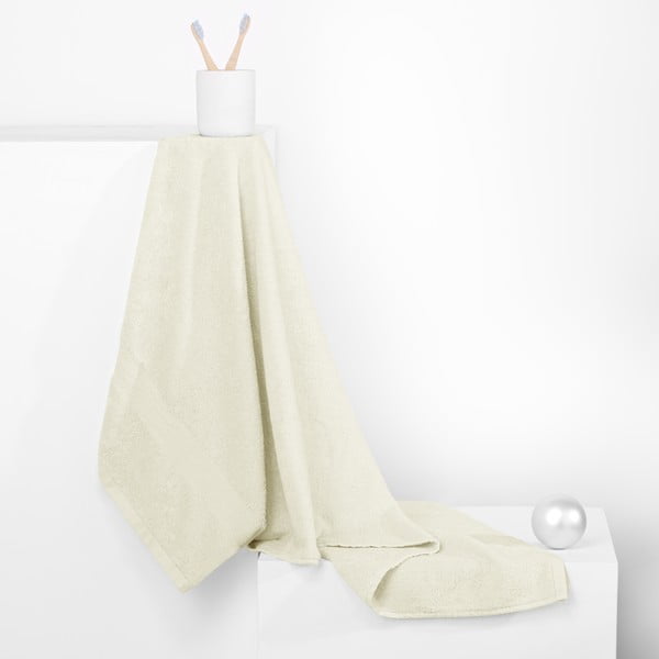 Kreemid froteest puuvillane käterätik 30 × 50 cm Marina – DecoKing-image-2