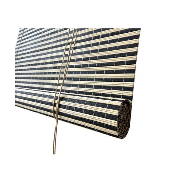 Must bambusest ruloo 200x160 cm Vela - Gardinia-image-2