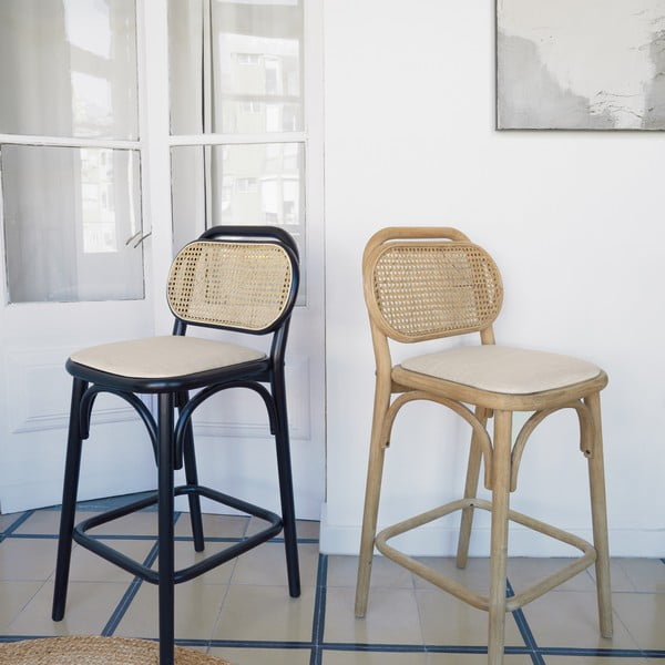 Tammepuidust baaritool (istme kõrgus 65 cm) Doriane – Kave Home-image-2