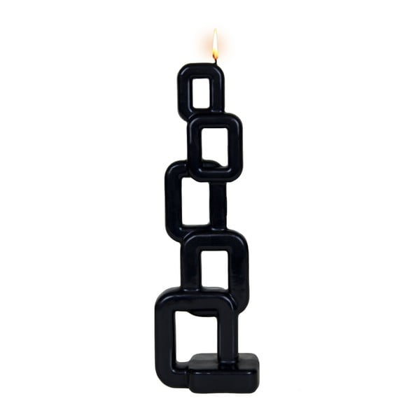 Černá svíčka Alusi Tara, 8 hodin hoření