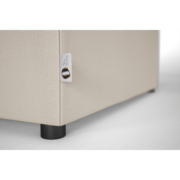 Kreemjas polsterdatud kokkupandav pink , 80 cm Brady - My Pop Design-image-4