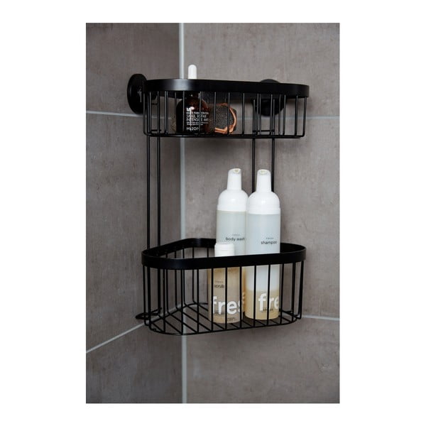 Must kahekorruseline seinale paigaldatav nurgariiul Classic Plus - Wenko-image-1