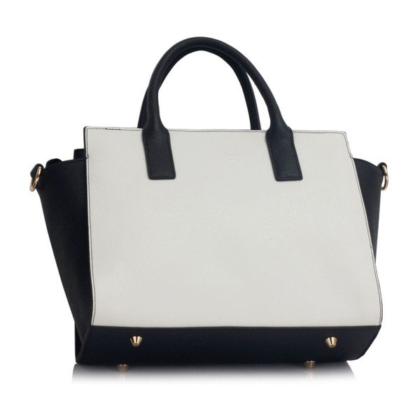 Kabelka L&S Teri Black & White-image-2